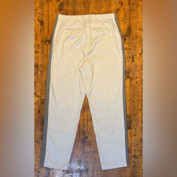 J. JILL Grey Heather Side Stripe Tuxedo Dress Pants 210701 with Pockets 16 Tall - Picture 6 of 12